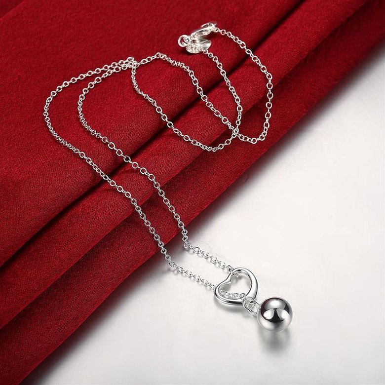 Wholesale Classic Silver Ball Necklace TGSPN736 3