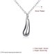 Wholesale Classic Silver Water Drop Necklace TGSPN742 1 small