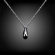 Wholesale Classic Silver Water Drop Necklace TGSPN742 2 small