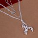 Wholesale Romantic Silver Ball Necklace TGSPN748 0 small
