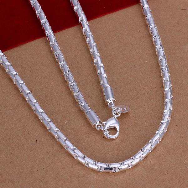 Wholesale Classic Silver Round Necklace TGSPN754 0