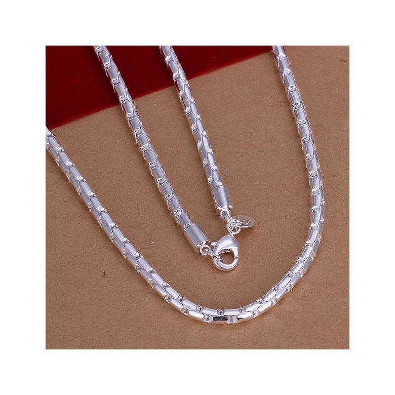 Wholesale Classic Silver Round Necklace TGSPN754 0