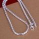 Wholesale Classic Silver Round Necklace TGSPN754 1 small