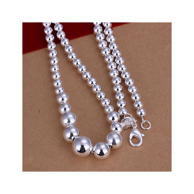 Wholesale Romantic Silver Ball Necklace TGSPN763 1
