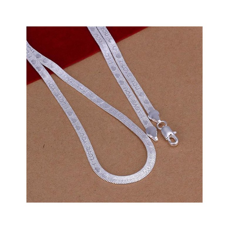 Wholesale Classic Silver Heart Necklace TGSPN778 0