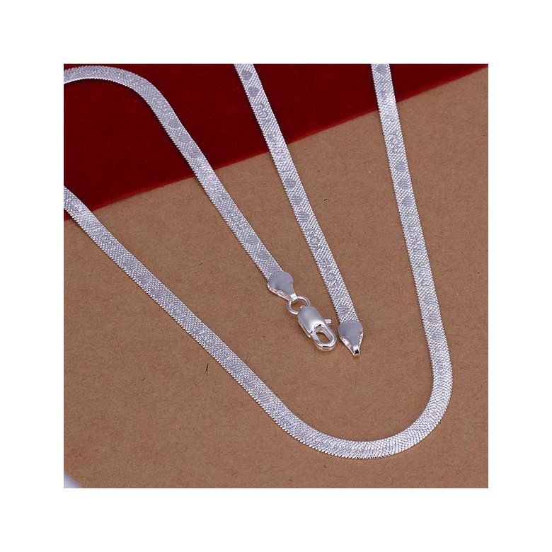 Wholesale Classic Silver Heart Necklace TGSPN778 1