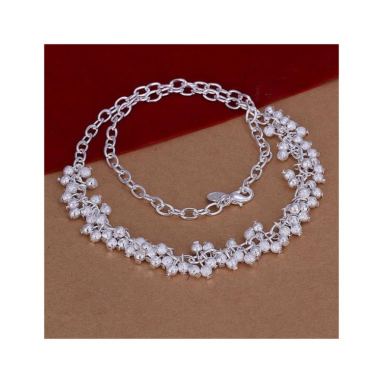 Wholesale Romantic Silver Ball Necklace TGSPN040 1