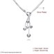 Wholesale Romantic Silver Round Necklace TGSPN058 1 small