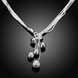 Wholesale Romantic Silver Round Necklace TGSPN058 2 small