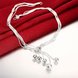Wholesale Romantic Silver Round Necklace TGSPN058 3 small