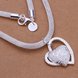 Wholesale Romantic Silver Heart Necklace TGSPN081 0 small