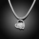 Wholesale Romantic Silver Heart Necklace TGSPN081 3 small