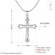 Wholesale Classic Silver Cross Necklace TGSPN132 0 small