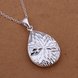 Wholesale Classic Silver Water Drop Necklace TGSPN138 0 small