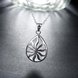 Wholesale Classic Silver Water Drop Necklace TGSPN138 4 small
