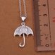 Wholesale Romantic Silver Star CZ Necklace TGSPN165 0 small