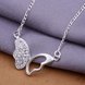 Wholesale Romantic Silver Animal CZ Necklace TGSPN181 1 small
