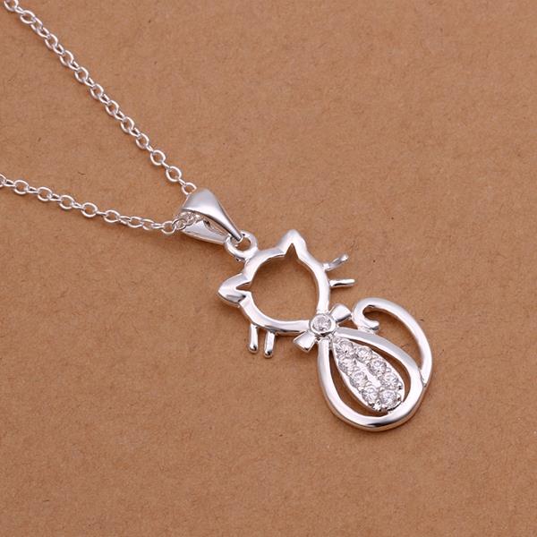 Wholesale Romantic Silver Animal Necklace TGSPN185 2