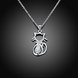 Wholesale Romantic Silver Animal Necklace TGSPN185 4 small
