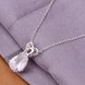 Wholesale Romantic Silver Water Drop CZ Necklace TGSPN228 1 small