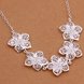 Wholesale Romantic Silver Plant Necklace TGSPN243 0 small