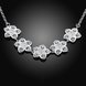 Wholesale Romantic Silver Plant Necklace TGSPN243 1 small