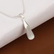 Wholesale Romantic Silver Water Drop Pearl Necklace TGSPN255 1 small