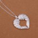 Wholesale Romantic Silver Heart Necklace TGSPN280 0 small