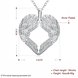 Wholesale Romantic Silver Heart Necklace TGSPN280 1 small