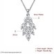 Wholesale Trendy Silver Plant CZ Necklace TGSPN297 1 small