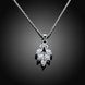 Wholesale Trendy Silver Plant CZ Necklace TGSPN297 2 small