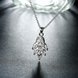 Wholesale Trendy Silver Plant CZ Necklace TGSPN297 4 small