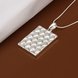 Wholesale Trendy Silver Geometric Necklace TGSPN334 0 small