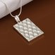 Wholesale Trendy Silver Geometric Necklace TGSPN334 1 small
