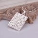 Wholesale Trendy Silver Geometric Necklace TGSPN334 3 small