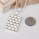 Wholesale Trendy Silver Geometric Necklace TGSPN334 4 small