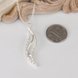 Wholesale Romantic Silver Plant CZ Necklace TGSPN350 0 small