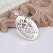 Wholesale Classic Silver Round CZ Necklace TGSPN359 2 small