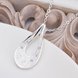 Wholesale Classic Silver Water Drop CZ Necklace TGSPN363 1 small