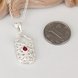 Wholesale Trendy Silver Geometric CZ Necklace TGSPN382 3 small