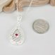 Wholesale Romantic Silver Water Drop Ceramic Necklace TGSPN396 0 small