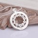 Wholesale Trendy Silver Round CZ Necklace TGSPN436 4 small