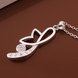 Wholesale Trendy Silver Plant CZ Necklace TGSPN466 2 small