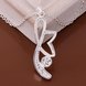 Wholesale Trendy Silver Plant CZ Necklace TGSPN466 3 small