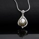 Wholesale Trendy Silver Water Drop Pearl Necklace TGSPN481 1 small
