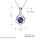 Wholesale Trendy Platinum Geometric CZ Necklace TGSPN511 0 small