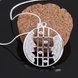 Wholesale Romantic Silver Round CZ Necklace TGSPN566 2 small
