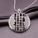 Wholesale Romantic Silver Round CZ Necklace TGSPN566 3 small