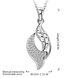 Wholesale Trendy Silver Plant CZ Necklace TGSPN642 0 small