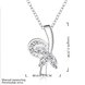 Wholesale Trendy Silver Plant CZ Necklace TGSPN664 1 small